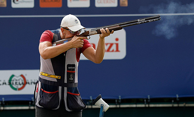 Skeetař Korčák se stal v Aténách vicemistrem světa, Tomeček byl čtvrtý