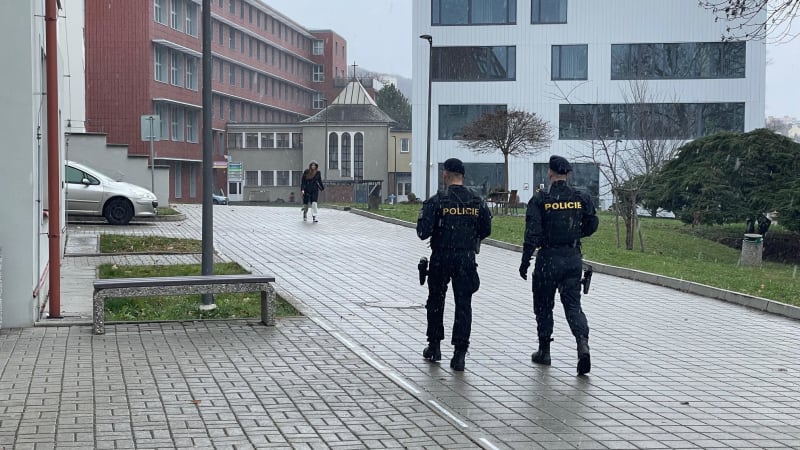 Student vyhrožoval vystřílením univerzity v Ústí nad Labem. Zadržela ho zásahovka